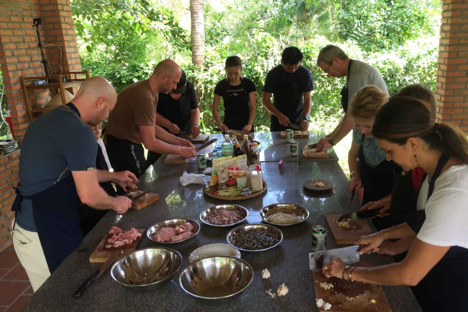 Viet Garden Cooking Class (Countryside and Market tour)