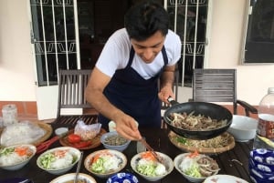 Viet Garden matlagningskurs (Landsbygds- och marknadstur)