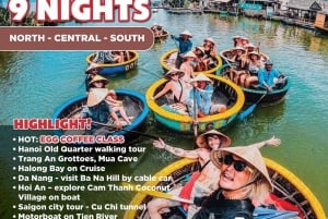 Vietnam: 10-dages guidet tur med indenrigsflyvning