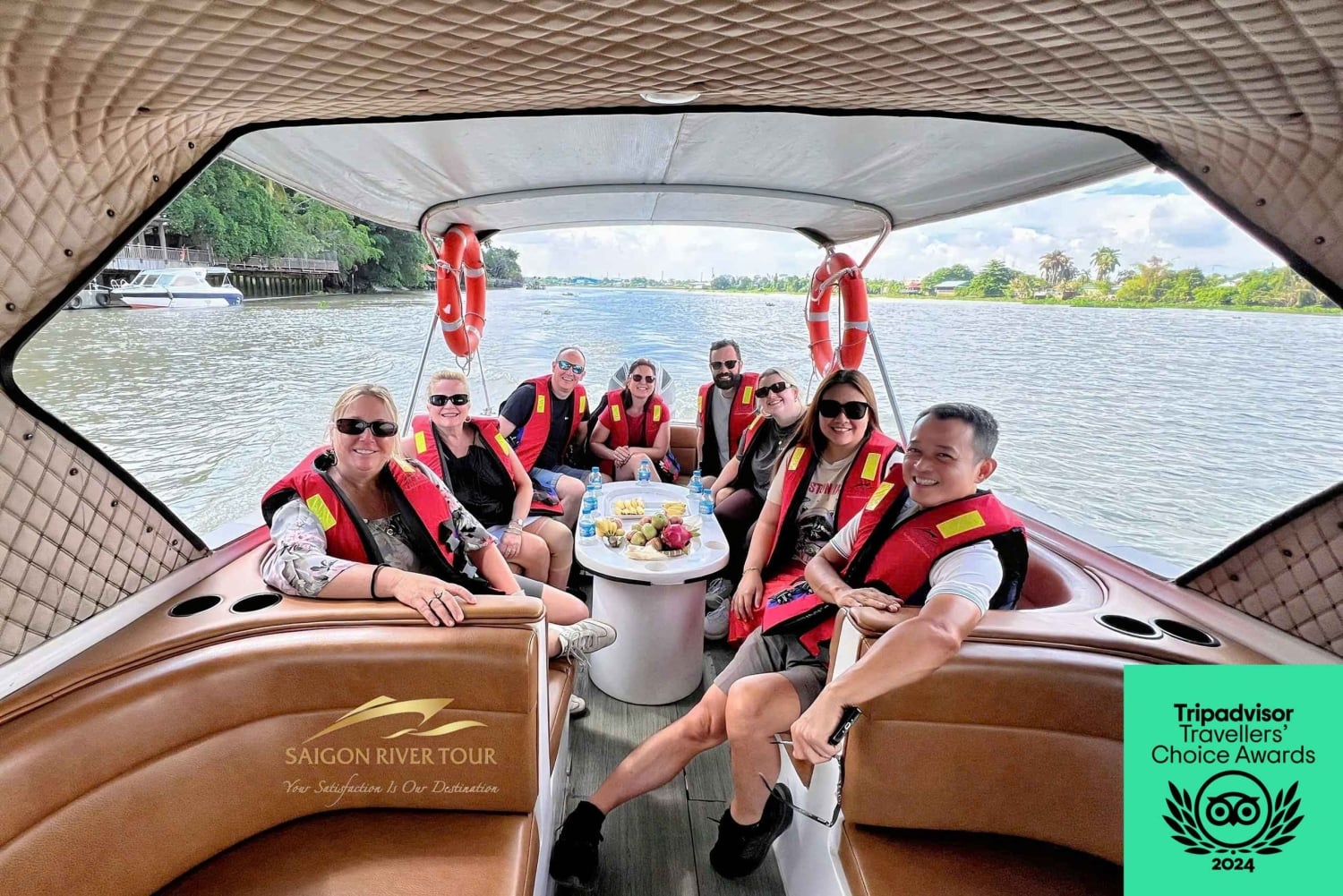 VIP Tour z Ho Chi Minh do tuneli Cu Chi motorówką