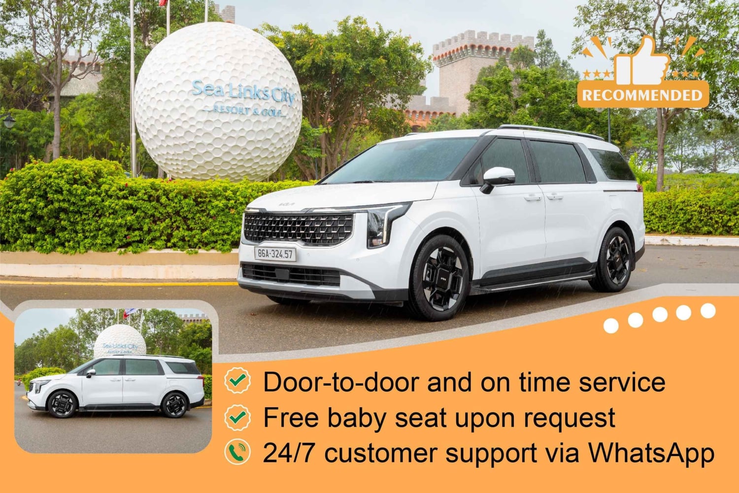 Excursão costeira à cidade de Vung Tau a partir do porto de Phu My