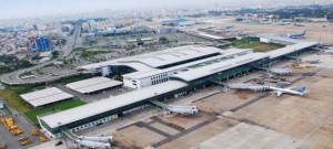 Tan Son Nhat Airport Arial View