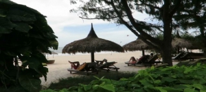 Beach in Front of Cham Villas