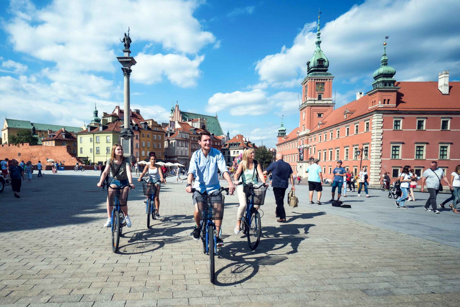 Excursão de bicicleta guiada de 3 horas em Varsóvia