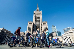 Tour público guiado de 3 horas en bicicleta por Varsovia