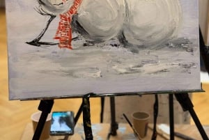 Christmas painting and mulled wine in Warsaw!