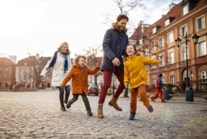 Rondleiding met het gezin door de oude binnenstad van Warschau met leuke activiteiten voor kinderen