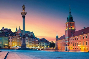 From Krakow: Warsaw Highlights Day Trip by Train
