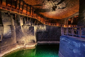 Depuis Varsovie : Visite en petit groupe de Cracovie et Wieliczka avec déjeuner