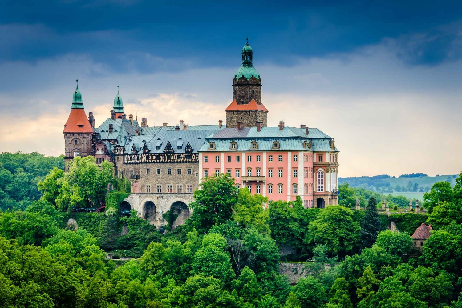 From Wroclaw: Ksiaz Castle and Church of Peace in Swidnica