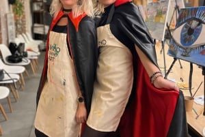Halloween Painting Party with Wine in Warsaw!