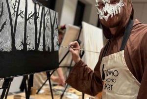Halloween Painting Party with Wine in Warsaw!