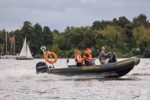 High-Speed Vistula River Speedboat in Warsaw