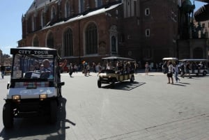 Cracovie : Visite guidée privée de la ville en voiture électrique