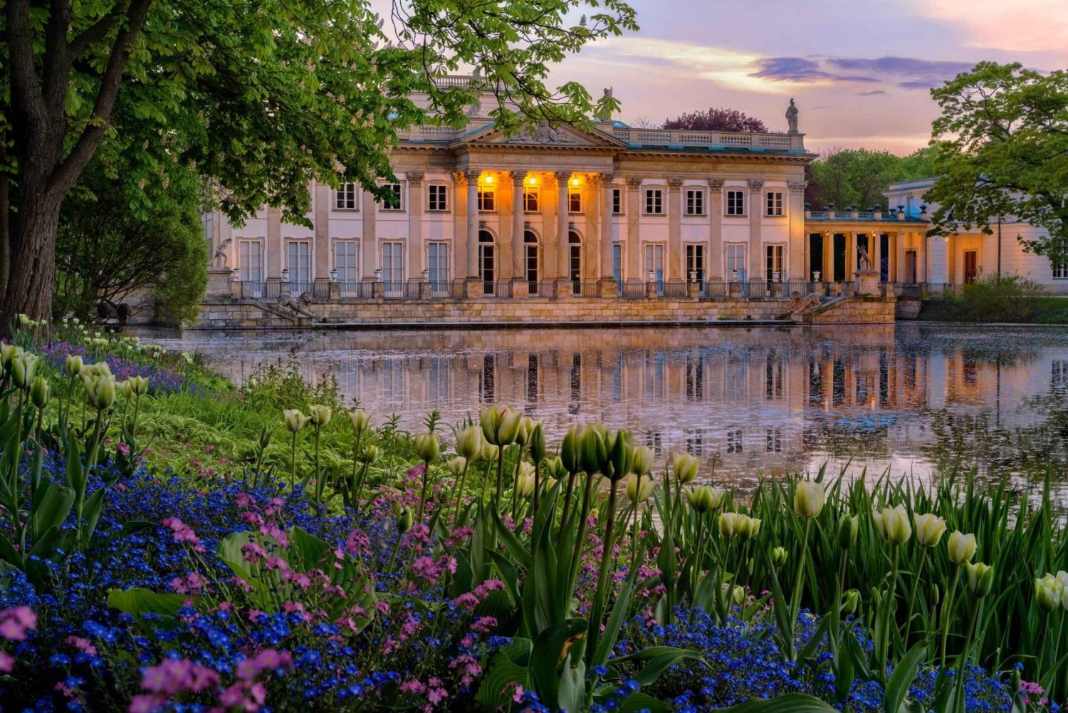 Lazienki Park and Museum of King Jan III Palace at Wilanow