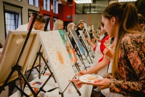 Neon Paint - Painting and Wine in the Dark in Warsaw