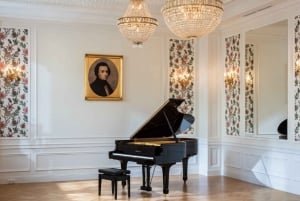 Warszawa: Chopin-konsertbiljett med glas champagne