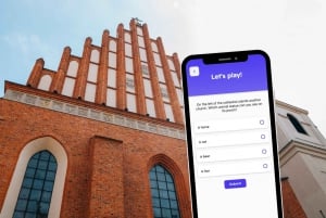 Varsovia: Juego de exploración y visita de la ciudad en tu teléfono