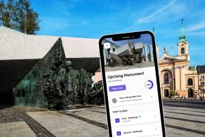Varsóvia: Jogo de exploração da cidade e city tour no seu telefone