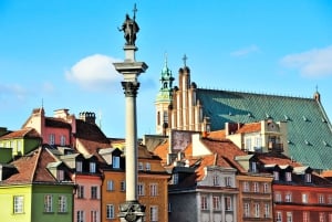 Warszawa by heldagstur med privat panoramabil og byvandring