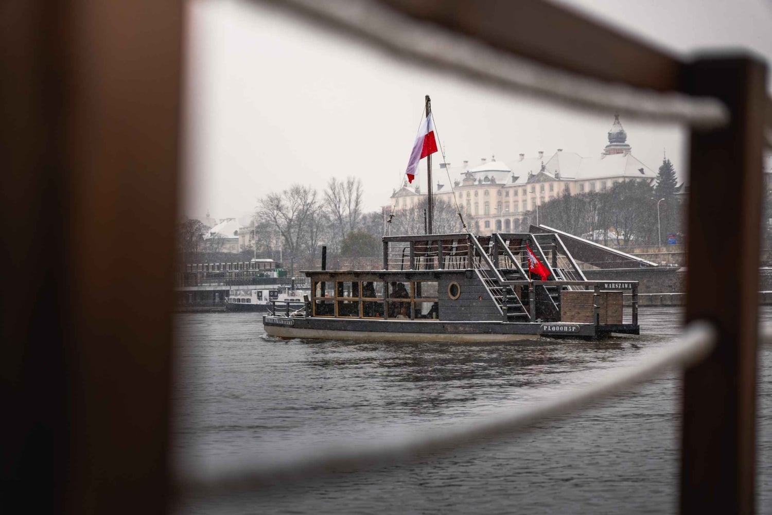 Warszawa: kveldsbåt med drikke og lydguide