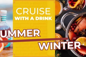 Warszawa: kveldsbåt med drikke og lydguide