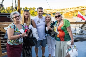 Warszawa: kveldsbåt med drikke og lydguide