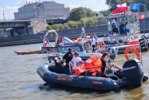 Warsaw: Exciting, fast motorboat cruise on the Vistula River