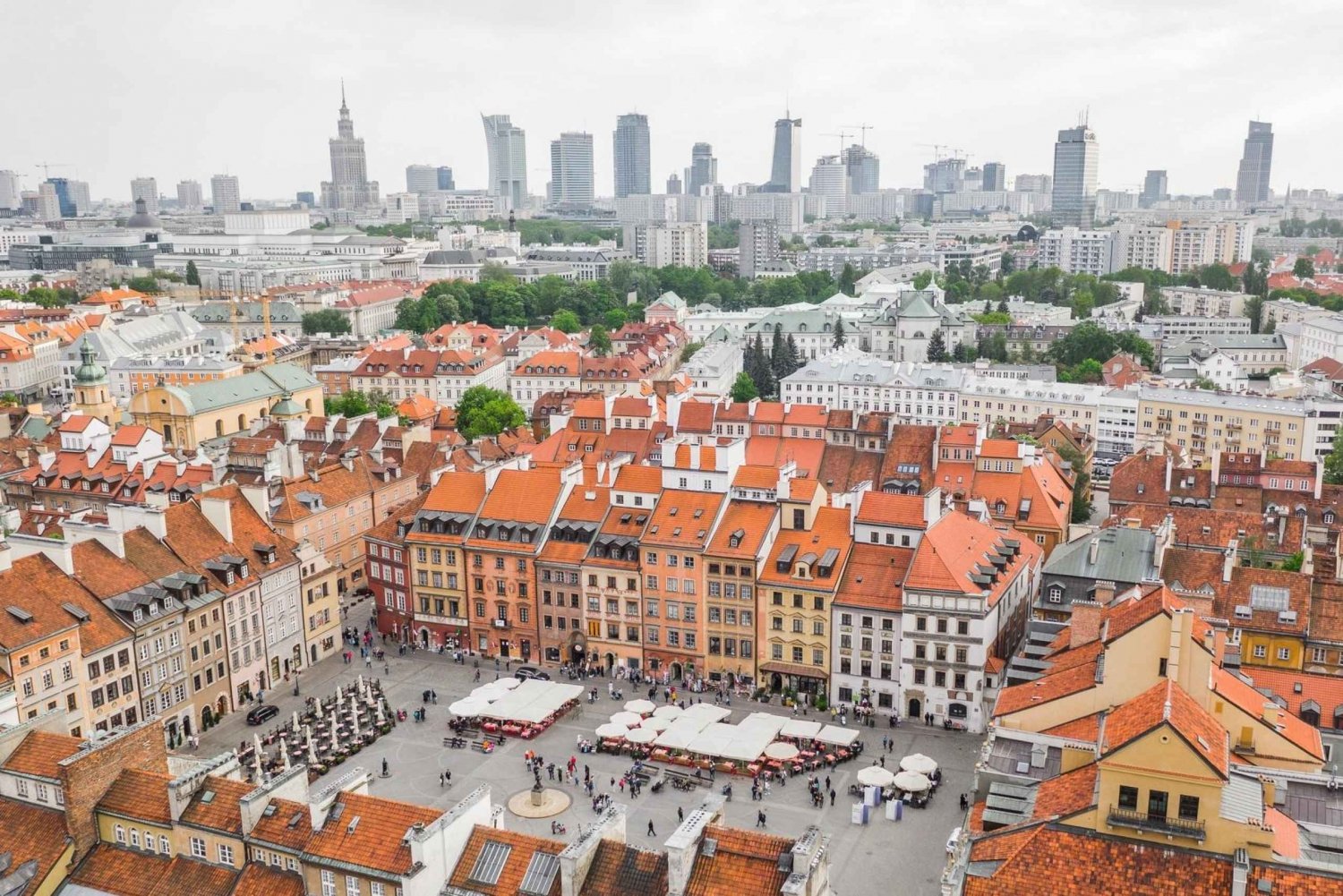 Varsovia: Paseo exprés con un lugareño en 60 minutos