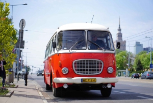 Warsaw: Highlights Guided Retro Bus Tour