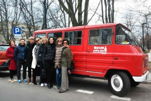 Warsaw: Jewish Ghetto Private Tour by Retro Car