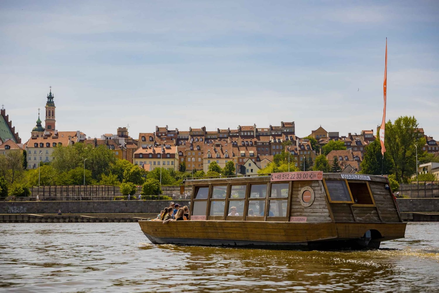 Warszawa: omvisning til fots i gamlebyen og elvecruise på Vistula
