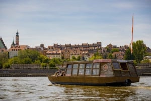 Warszawa: omvisning til fots i gamlebyen og elvecruise på Vistula