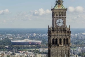 Warszawa: Omvisning i kultur- og vitenskapspalasset med terrasse