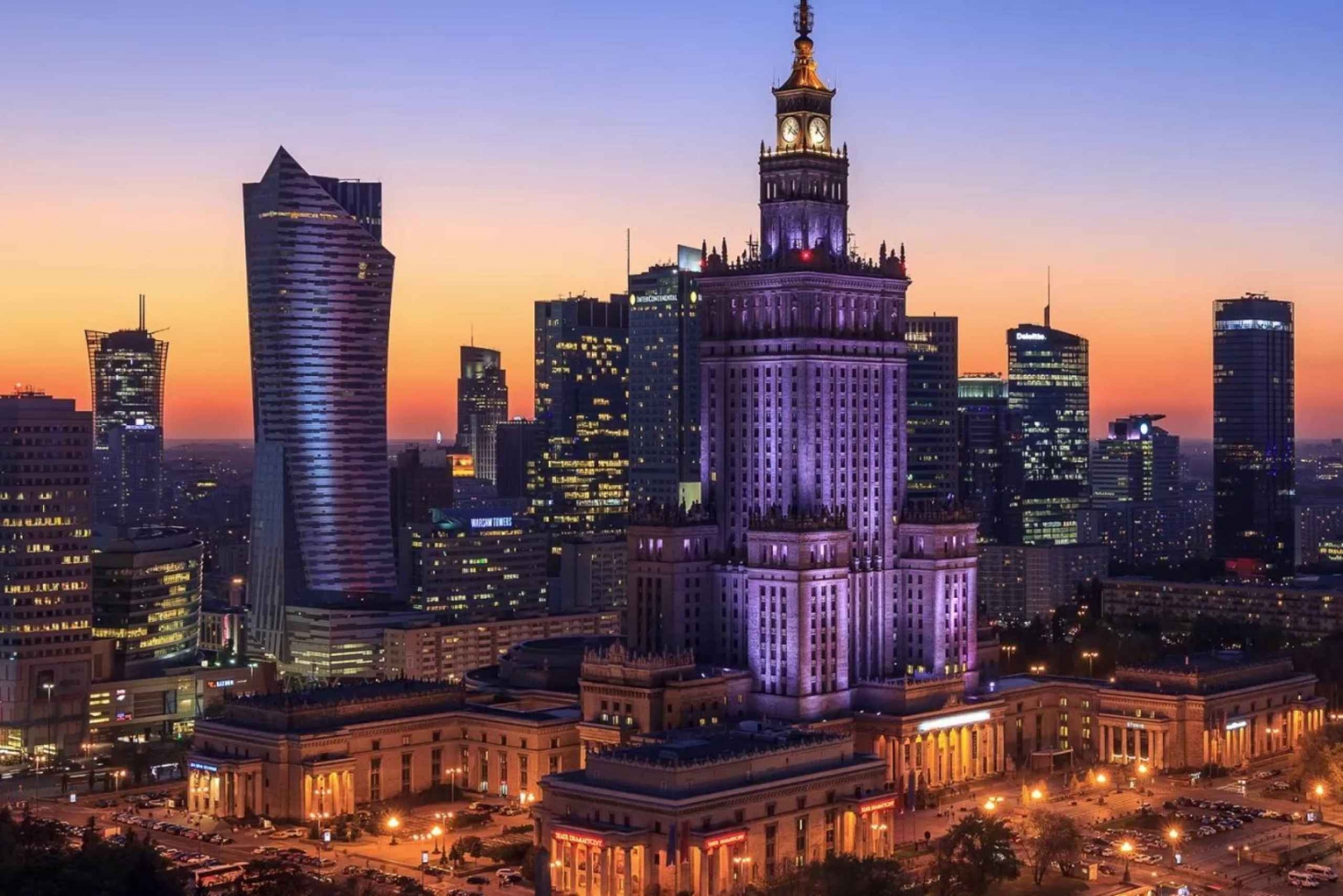 Warsaw: Palace of Culture and Science & Wilanow Palace