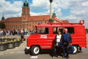 Warszawa: Privat 3 timmars rundtur med kommunistisk van