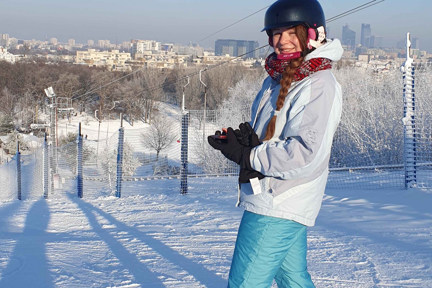 Warsaw: ski lesson near city center on an artificial slope