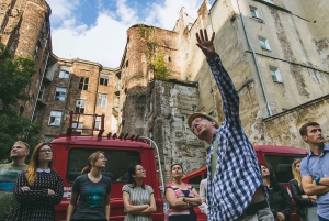 ワルシャワ：レトロなミニバスで市内のベストを巡るプライベートツアー