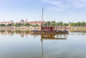 Warszawa: Kryssning med traditionell båt på floden Vistula