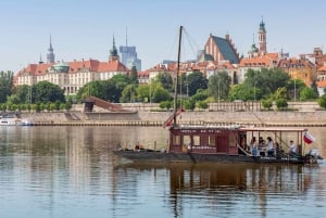 Warszawa: Kryssning med traditionell båt på floden Vistula