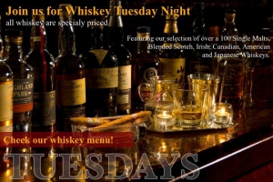 Whisky Tuesday Nights in Bar and Books