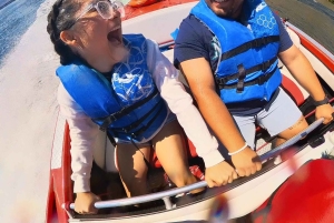 Passeio de barco de aventura de 15 milhas