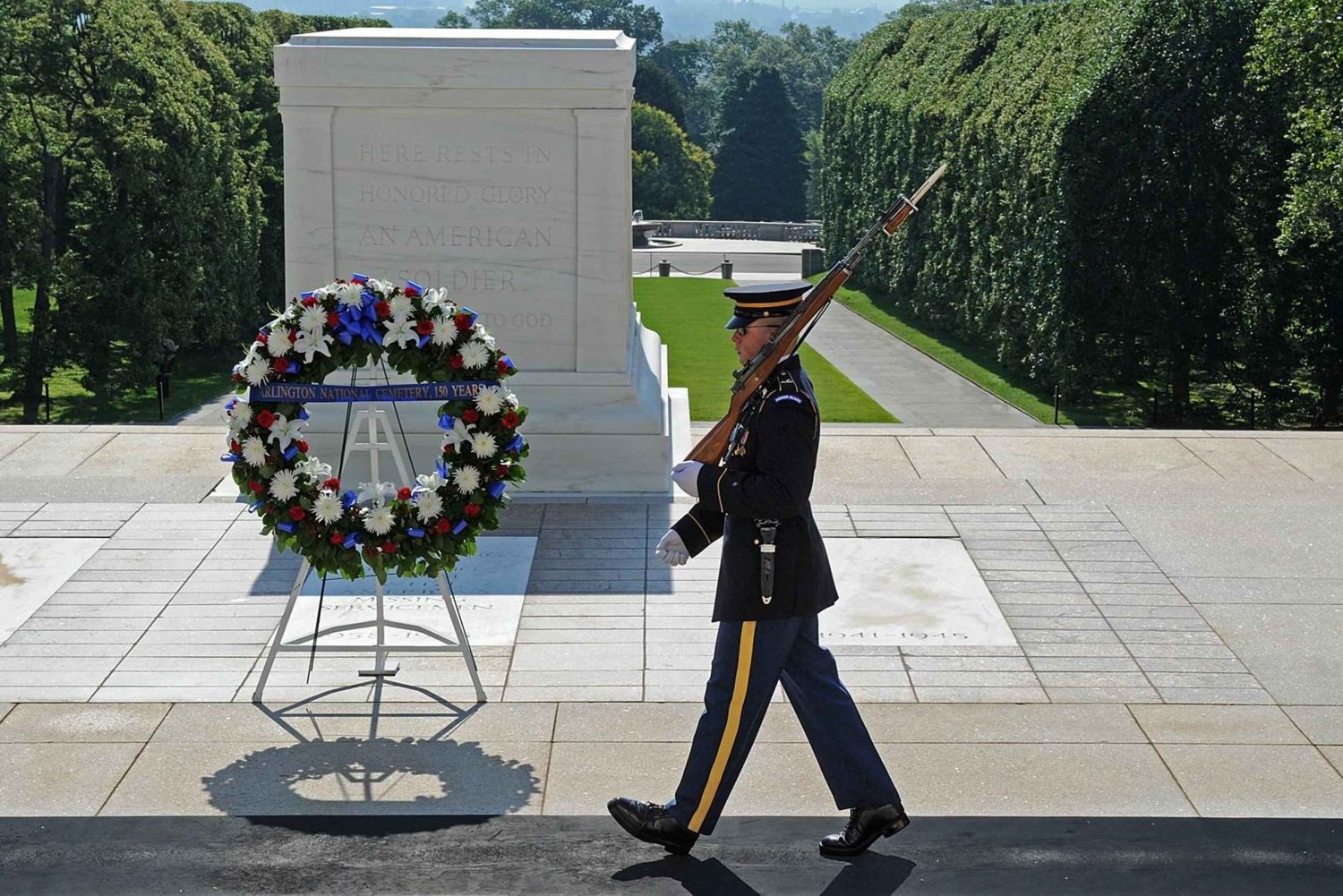 Arlington Cementary & Guard Ceremony med Iowa Jima Memorial
