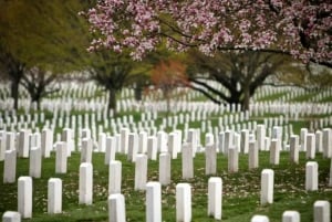Cerimonia del Cementario e della Guardia di Arlington con il Memoriale di Iowa Jima