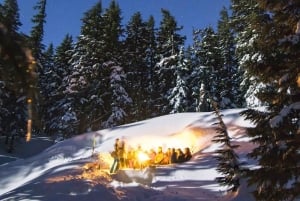 Bend: Cascade-vuorten lumikenkäilyretki ja nuotio