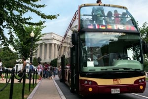 DC: Hop-on Hop-off Tour by Open-top Bus with 17 Stops