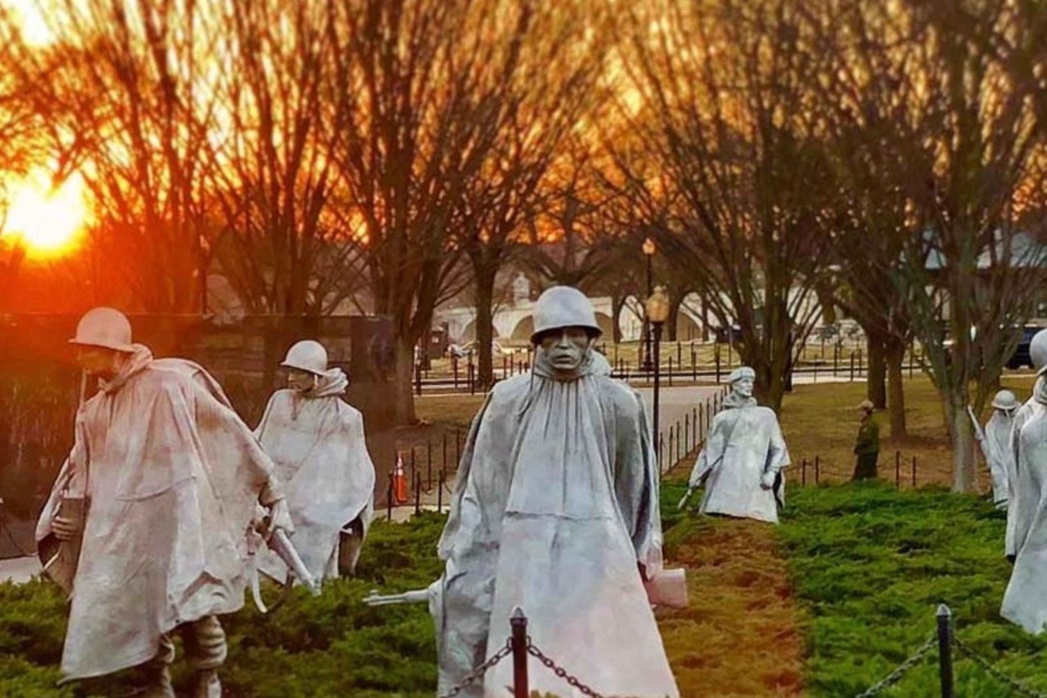 DC: Monumenten & gedenktekens, wandeltour zonsondergang National Mall