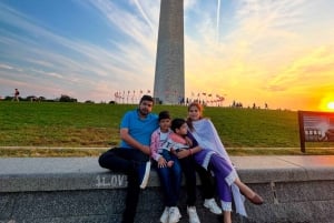 DC: Monument och minnesmärken, National Mall Sunset Rundvandring
