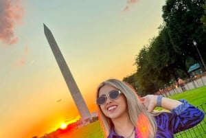 DC: Monument och minnesmärken, National Mall Sunset Rundvandring