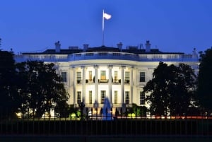 DC: Visita a los Monumentos y Conmemoraciones al atardecer en autobús descapotable
